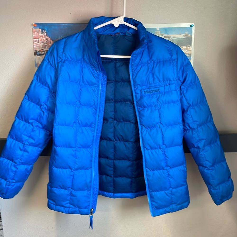 Blue Marmot Puffer Jacket Kids Size Large